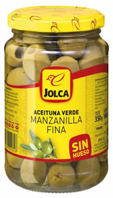 Grønne oliven, uden sten, Jolca 350 g ITALMEX